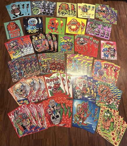 Lotto stampe monster art - di,