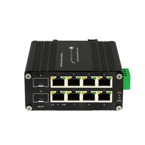 Switch rete poe gigabit 8 - switch,