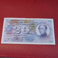 Banconota Svizzera 1964 Da 20