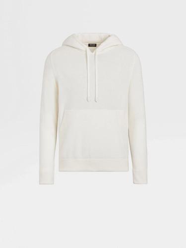 Felpa con cappuccio zegna - con,