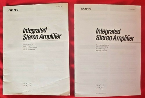 Original and new sony f110 - sony,