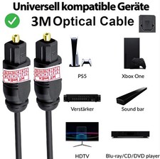 Cavo ottico audio Toslink 3m