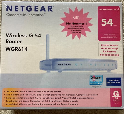 Router netgear wireless 54 - router,