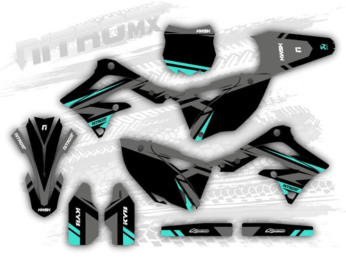 Kit grafica adatto kawasaki - kawasaki, kx