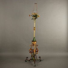 Torciere Antico Ferro Battuto Italia XX Secolo