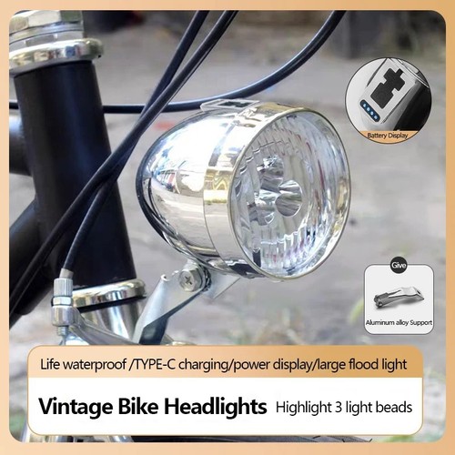 Luce anteriore bici vintage - anteriore,