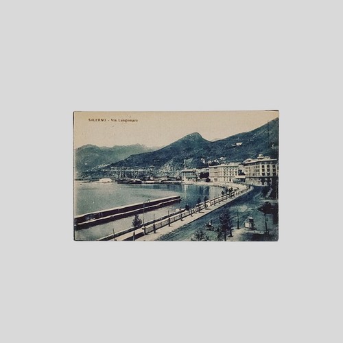 Cartolina epoca salerno via - ,