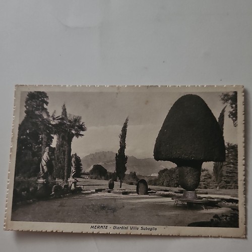 Cartolina illustrata merate - cartolina,
