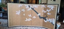 Quadro seta uccellino fiori