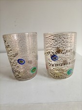 MURANO 2 BICCHIERI IN VETRO
