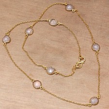 Collana rosa quarzo - collana,