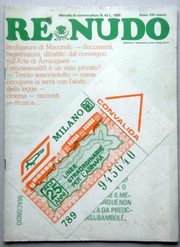 Controcultura nudo - re,