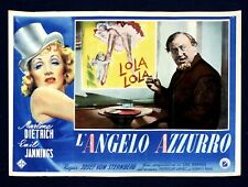L'ANGELO AZZURRO fotobusta poster Emil Jannings Dietrich Der blaue Engel Z87