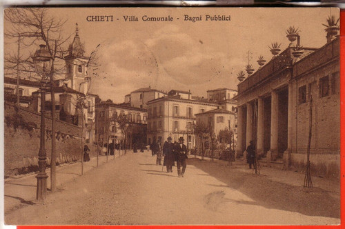 Cartolina chieti citta - cartolina,