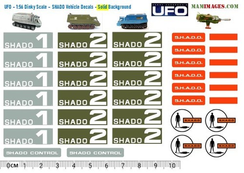 Scale ufo shado - 1:56,