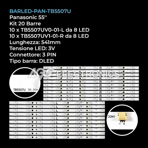 Kit barre strip led - barre,