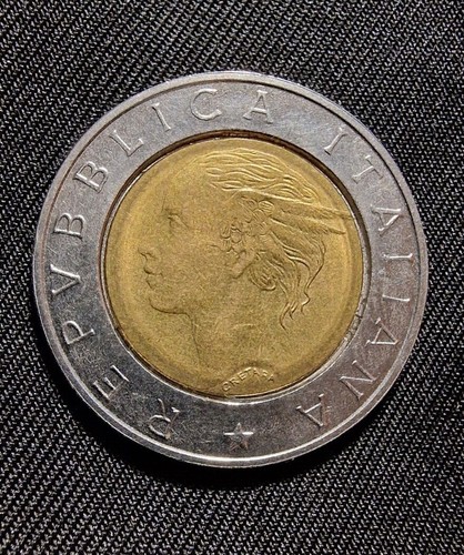 Moneta 500 lire - moneta, da