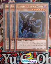 ?? YU GI OH 3 x ALANERA - ELPHIN IL CORVO – MAZE IT038 RARA – ITA ??