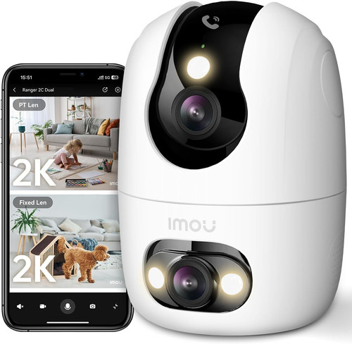 Telecamera wifi - 3k(3mp+3mp),