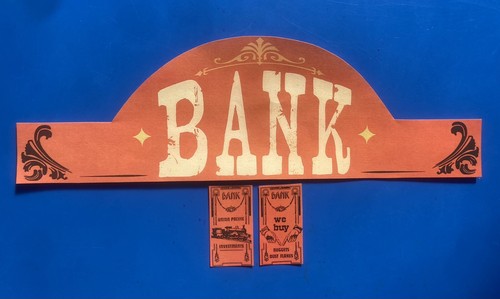 Playmobil western bank - western, *