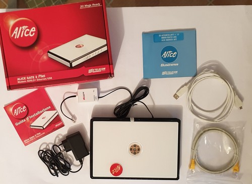Alice gare plus modem adsl2 - alice,