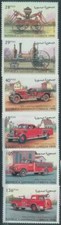 C0459 - Western SAHARA OCCIDENTALI - 1998, Set 6: vecchi camion dei pompieri, auto
