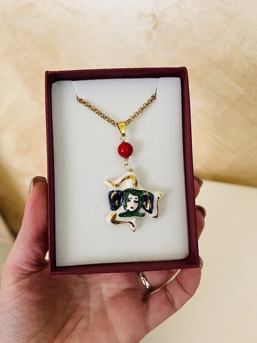Collana pendente trinacria in - pendente,