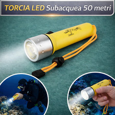 TORCIA LED Subacquea 50 metri
