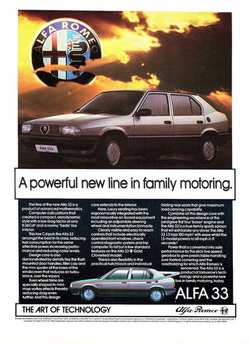 Original 1984 advert for alfa - original,