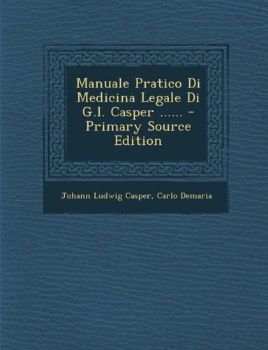 Casper manuale pratico di - -,