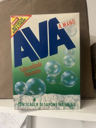 Scatola detersivo vintage ava - scatola,
