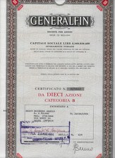 MILANO ANNI '70/80 **  AZIONE  GENERALFIN HOLDING IMPRESA  COSTRUZIONI CODELFA