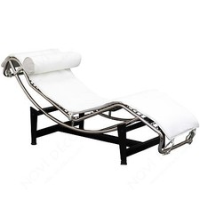 Corbusier leather chaise - corbusier,