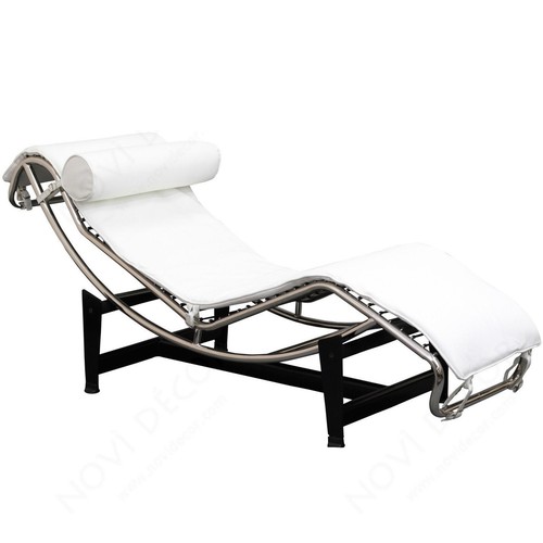 Corbusier leather chaise - corbusier,