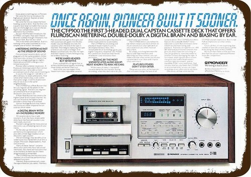 Pioneer f900 1978 stereo - ct-f900,