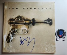 PAT SMEAR FIRMATO FOO FIGHTERS VINILE LP CHITARRISTA BECKETT BAS COA