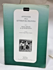 Antologia della letteratura spagnola Vol. I – Caravaggi, D’Agostino – LED