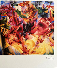 Umberto Boccioni "Cavaliere Futurista" (Gino Severini Giacomo Balla Futurismo)