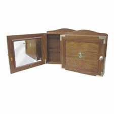 Cassettiera In Legno Con 8 Ganci Interni Specchio Nella Porta Interna