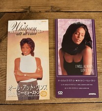 Whitney Houston - Japanese 3” CDs - 8cm - All At Once / I Will Always Love You