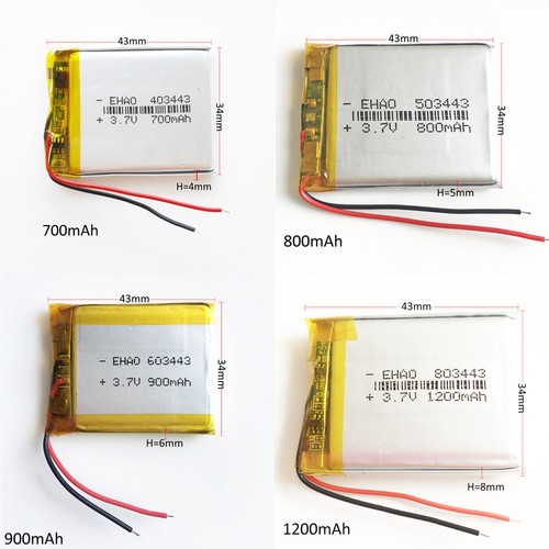 Batteria ricaricabile lipo 7 - ricaricabile, 3,7