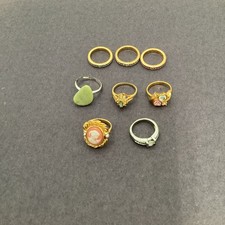 Costume lotto di 8 anelli