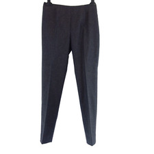 Pantaloni grigi N8 MILANO donna pantaloni in tessuto lana business DE 36 S cropped dritti nuovi