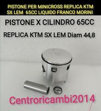 PISTONE PER MINICROSS REPLICA KTM SX LEM  65CC LIQUIDO FRANCO MORINI MINICROSS