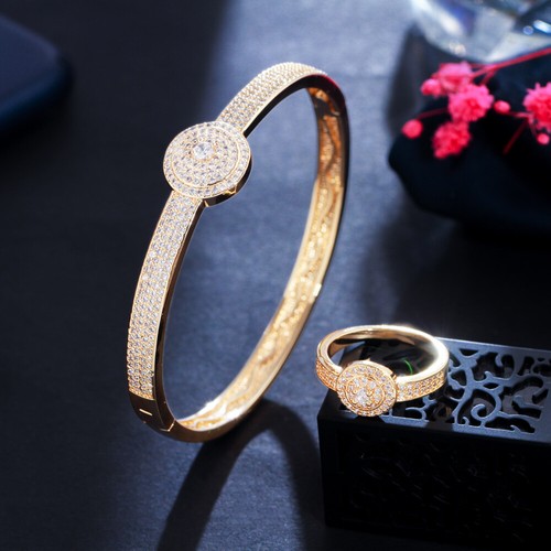 Bracciale tondo placcato oro