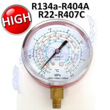 Manometro di alta pressione per gas R404A R134a R407C R22