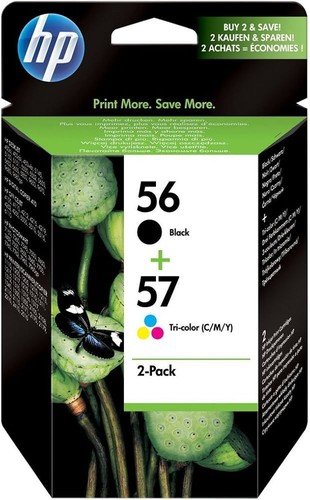 Cartucce 57 black - 56, +