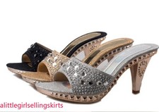 Ciabatte donna sandali tacco
