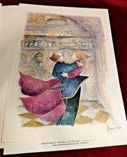 CARTELLA CON 3 LITOGRAFIE di FRANCESCO NESI - GRAND HOTEL CONTINENTAL SIENA