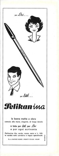 Pelikanina advertising 1961 - pelikanina.,